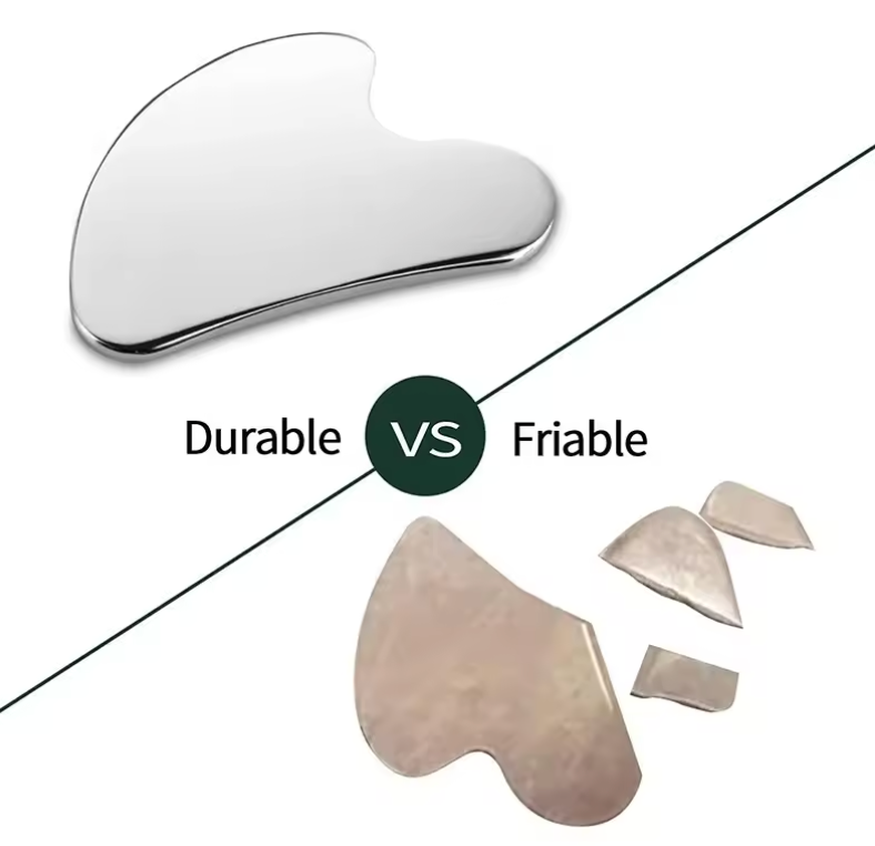 SculptaSteel™ Gua Sha en acier inoxydable